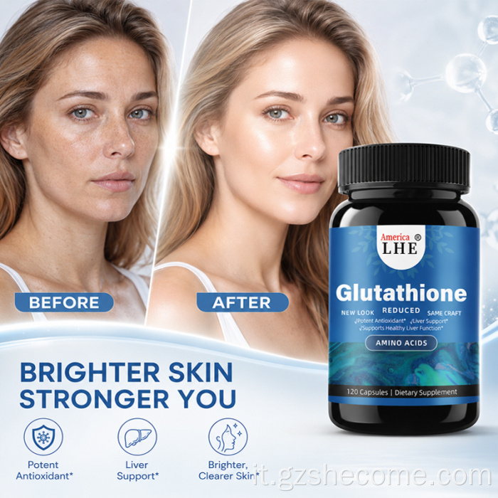 Supplemento premium per lo sbiancamento della pelle Shecome, supporto immunitario
